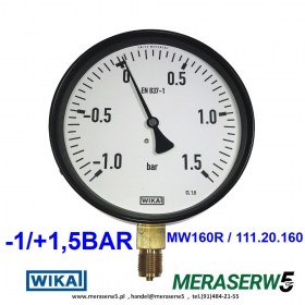 MW160R -1+1,5BAR WIKA